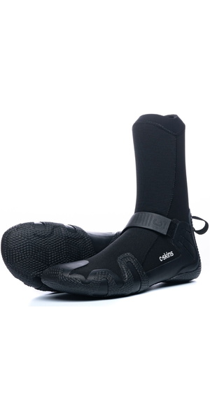 2026 C-Skins Con Cable 7mm Botas De Punta Redonda C-BOWI7RT - Black / Charcoal